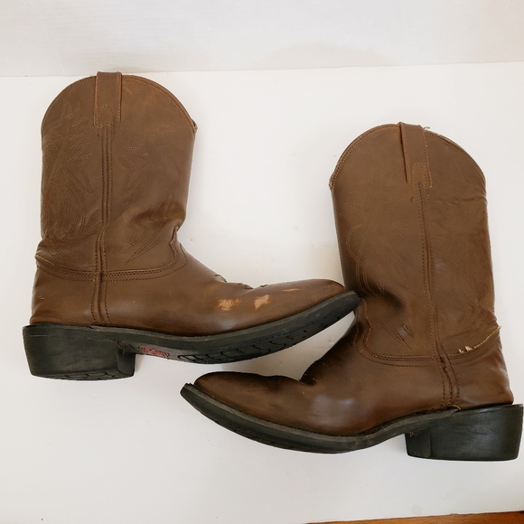 Justin Boots Farm & Ranch Cowboy Western boots 11D - Picture 2 of 8